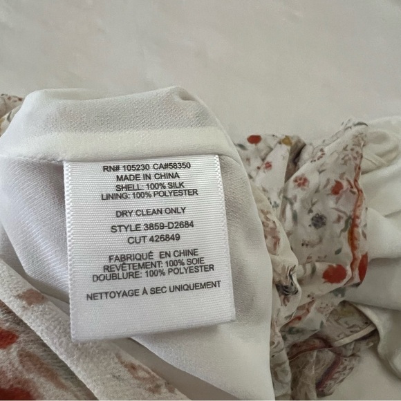 Joie Vernita Silk Maxi Dress - White Floral Pattern - Picture 13 of 13